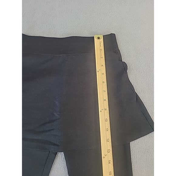 Zara Knit Black Skirting Skinny Leggings Small Goth Grunge Chic Weekend EUC - Picture 4 of 9